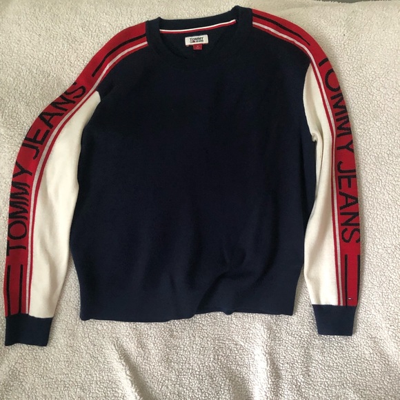 Tommy Hilfiger sweater navy blue gently worn - Picture 1 of 5